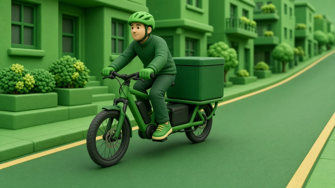E-bike courier – delivery on an electric bicycle with a cargo box | Jetbee